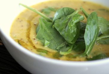 Red Lentil and Spinach Soup Santa Cruz Farmers Markets